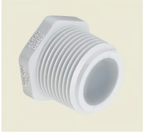 Spears® 450-020, 2 in nominal, MNPT end style, SCH 40, PVC, Domestic