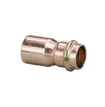 View Larger ProPress® ProPress® ProPress® 78112 Pipe Reducer, 2 x 1 in Nominal, Fitting x Press End Style, Copper, Import