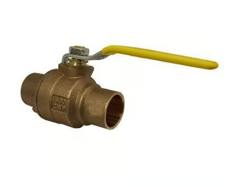 Apollo™ Apollo™ 77C20501A 77C-A 2-Piece Ball Valve, 1 in Nominal, Solder End Style, Bronze Body, Full Port, RPTFE Softgoods, Domestic