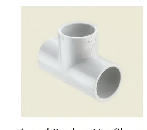 Spears® 401-012 401 Standard Pipe Tee, 1-1/4 in Nominal, Socket End Style, SCH 40/STD, PVC, Domestic