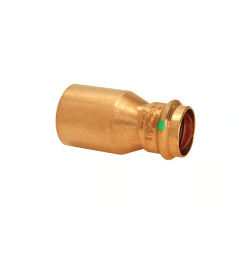 View Larger ProPress® ProPress® ProPress® 79855 Pipe Reducer, 2 x 1/2 in Nominal, Fitting x Press End Style, Bronze, Import