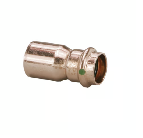 View Larger ProPress® ProPress® ProPress® 14543 Pipe Reducer, 1-1/2 x 3/4 in Nominal, Fitting x Press End Style, Copper, Import