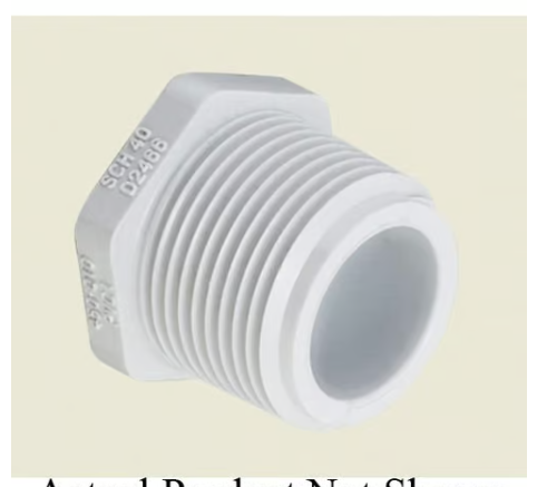 Spears® 450-007, 3/4 in nominal, MNPT end style, SCH 40, PVC, Domestic