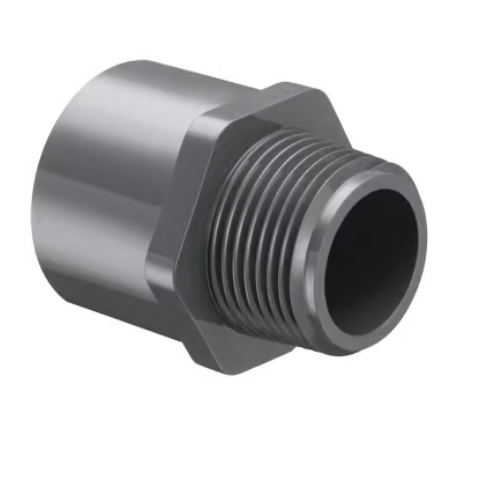 Spears® 836-012 Standard, 1-1/4 in nominal, Socket x MNPT end style, SCH 80/XH, PVC, Domestic