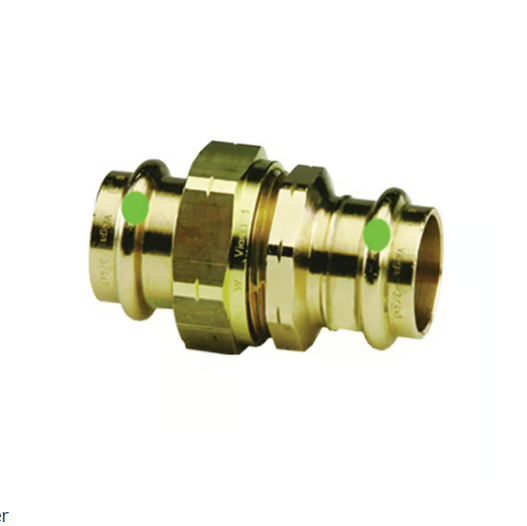 ProPress® 79140 Pipe Union, 1-1/4 in Nominal, Press End Style, Bronze, Import  SKU: 69856