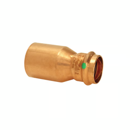 View Larger ProPress® ProPress® ProPress® 79860 Pipe Reducer, 2 x 3/4 in Nominal, Fitting x Press End Style, Bronze, Import