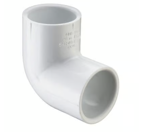 Spears® 406-012 406 Standard Pipe Elbow, 1-1/4 in Nominal, Socket End Style, SCH 40/STD, PVC, Domestic