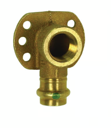 ProPress® 79195 90 deg Drop-Ear Elbow, 3/4 in Nominal, Press x FNPT End Style, Bronze, Import