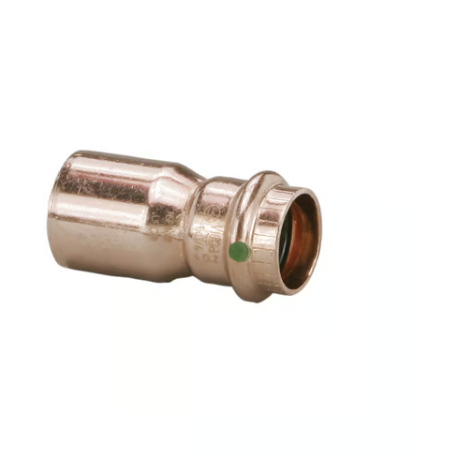 View Larger ProPress® ProPress® ProPress® 78107 Pipe Reducer, 1-1/2 x 1-1/4 in Nominal, Fitting x Press End Style, Copper, Import