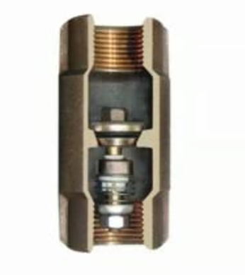 Simmons 502SB 500 SB Check Valve, 3/4 in Nominal, FNPT End Style, Cast Silicon Bronze Body, Buna-N Softgoods  SKU: 2961